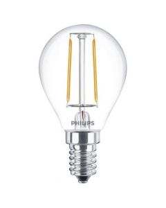 PHILIPS E14 LED kogellamp warmwit 2700K (2 vervangt 20W) (57413300)