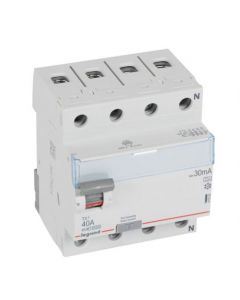 Legrand differentieelschakelaar TX³ 4-polig 40A 30mA Type A - 4 modules (411932)