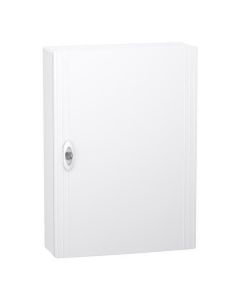 Schneider Electric prismaSeT lege zekeringkast 3-rijen 54 modules met volle deur - wit (LVSXL318)