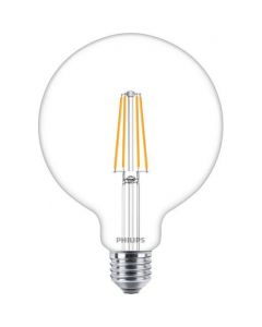 PHILIPS E27 ledlamp globe dimbaar warmwit 2700K 5.9W vervangt 60W (34798400)