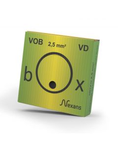 NEXANS VOB draad 2,5 mm2 groen/geel  rol 100 meter (10546273)