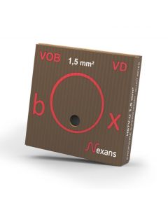 NEXANS VOB draad 1,5mm2 bruin rol 100 meter (10546311)