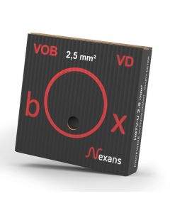 NEXANS VOB draad 2,5mm zwart rol 100 meter (10564777)