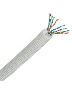 Snelflex flexibele buis 2x data U/UTP CAT6 - 20mm per rol 100 meter (SFUTP6/2)