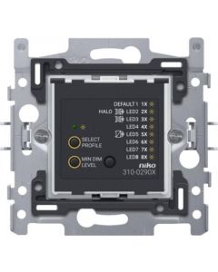 Niko sokkel universele drukknopdimmer met CAB ontstoring 3-300W 2-draads met schroefklemmen en klauwen (310-02900)