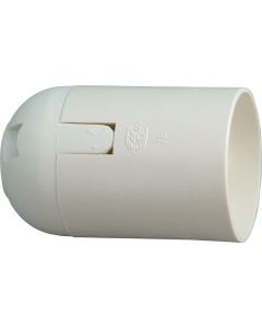 Kopp lamphouder E27 glad wit (210501009)