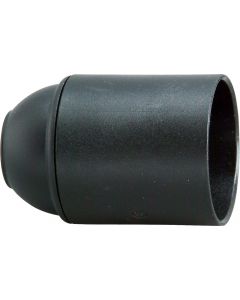 Kopp lamphouder E27 glad, zwart (210515000)