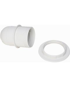 Kopp lamphouder E14 glad wit (21101008)
