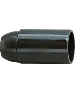 Kopp lamphouder E14 glad zwart (211115009)