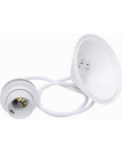 Kopp snoerpendel voor lamphouder E27 wit (216901045)