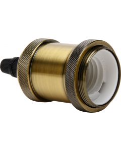 Kopp lamphouder E27 metaal retro messing (212600041)