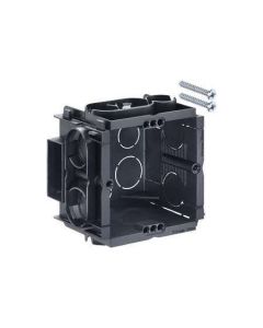 Helia koppelbare inbouwdoos 50mm voor bevestiging met vijzen (inclusief) 60x60x50mm (Q-RANGE 7500)