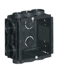 Helia koppelbare inbouwdoos 40mm voor bevestiging met vijzen (inclusief) 60x60x40mm (341)