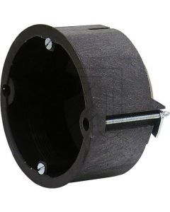 Helia hollewand plafond aansluitdoos brandveilig HWD30 klasse EI30-EI90 44mm diepte 74mm diameter - zwart (9463-50)