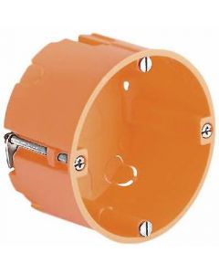 Helia hollewand plafond aansluitdoos voor dunne beplankingen voor spouw vanaf 41mm diameter 68mm - oranje (9068-04)