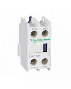 Schneider Electric hulpcontactblok frontaal 1NO+ 1NC voor contactoren TeSys D (LADN11)