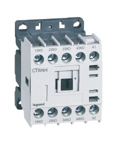 Legrand stuurcontactor CTX³ 4NO - 415Vac 16A voor het bedienen van de spoelen van CTX³ industriële contactoren (85364900-8)