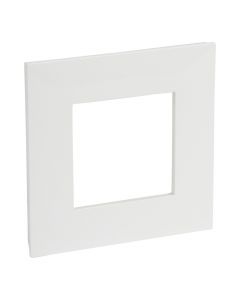 Legrand afdekraam 1-voudig 83x83mm - Valena Next Wit Opaal (741101)