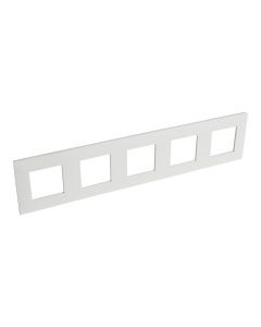 Legrand afdekraam 5-voudig 71mm centerafstand horizontaal - Valena Next Wit Opaal (741105)