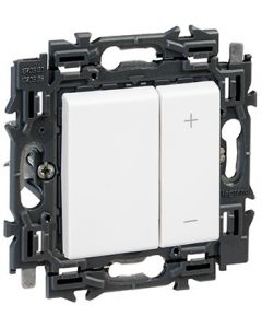 Legrand ecodimmer volledig apparaat met wip 2-draads 400W - Valena Next Wit Opaal (741563)