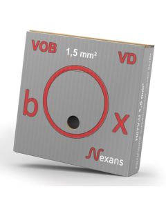 NEXANS VOB draad 1,5mm grijs rol 100 meter (10564809)