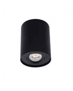 Kanlux LED opbouwspot rond mat zwart 25W GU10 (22552)