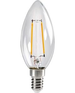 Kanlux LED filament kaarslamp E14 warmwit 3000K 2,5W (29617)