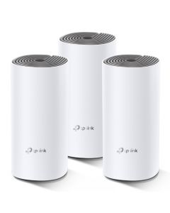 TP-LINK mesh WiFi router 300Mbps op 2.4GHz-band + 867Mbps op 5GHz-band per 3 stuks (Deco E4 3-pack)