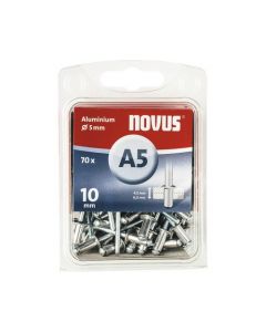 Novus rivet blinkklinknagel A5 X 10 Alu SB, 70 pcs. (045-0048)