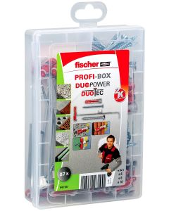 Fischer Profi-Box DuoPower en DuoTec Hollewandplug pluggen (541107)