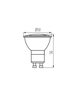 Kanlux LED spot GU10 warmwit 3000K 4,9W (34968)