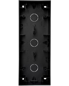 Kopp opbouwdoos 3-voudig - HK07 mat zwart (374950004)