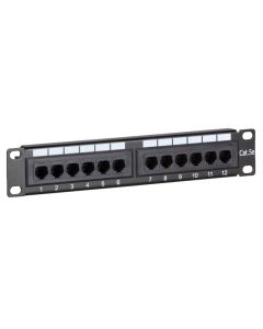 10 Inch CAT5e UTP patchpaneel - 12 poorts (DS-10Patch5-12UTP)