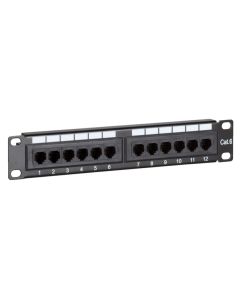 10 Inch CAT6 UTP patchpaneel - 12 poorts ( DS-10Patch6-12UTP)