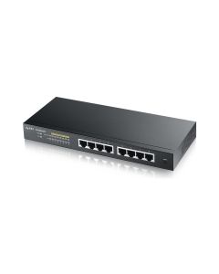Zyxel smart managed PoE+ switch 8-poorts 10-1000 Mbps (VA-GS-1900-8HP)