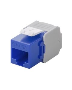 CAT6a UTP Keystone Connector - Toolless - Blauw (DS-KC-UTP6A-TL-4)