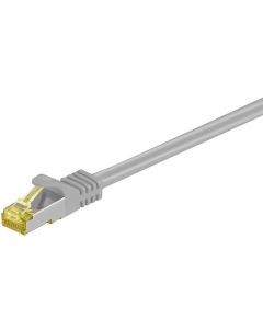 Cat7 S/FTP netwerkkabel patchkabel 0,25 meter - grijs (DC-71-002)