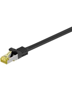 Cat7 S/FTP netwerkkabel patchkabel 1 meter - zwart (DC-70-010)