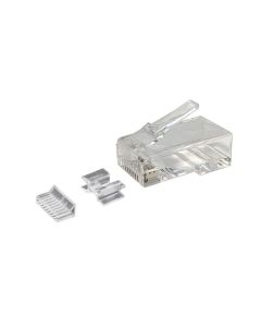 RJ45 connector CAT6a unshielded - alleen voor soepele kern - per 10 stuks (DC-RJ45-UTP6A-10)