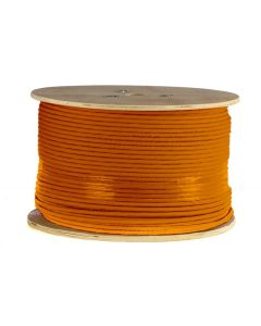 Danicom CAT7 S/FTP kabel stug LSZH rol van 305 meter - oranje (DC-SFTP7-305S-ECA)