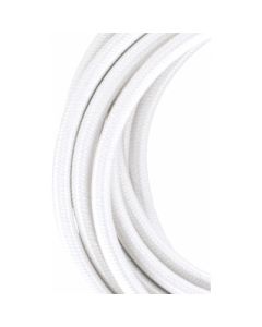 Bailey textielsnoer 3 meter 2x0,75 mm2 - wit (13973)