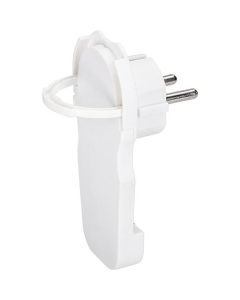 REV Ritter stekker extra plat haaks - wit (0018260100)