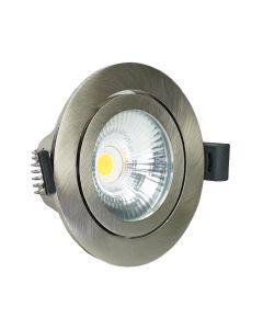 LED Republic waterdichte inbouwspot rond aluminium 5W 450lm 2700K IP65 zaagmaat Ø75mm - diameter 85mm