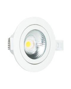 LED Republic waterdichte inbouwspot rond wit 5W 450lm 2700K zaagmaat Ø75mm - diameter 85mm