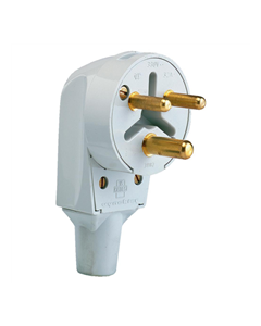 ABB stekker fornuis 2P+A 32A haaks - grijs (ABBKIM600786)