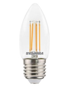 Sylvania LED kaarslamp E27 warmwit 2700K 4,5W 470lm ToLEDo Retro Candle (0029374)