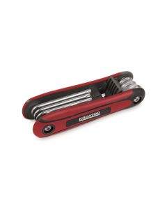 Kreator stiftsleutel inbussleutelset torx 9-40 TX met handvat 8-delig (KRT408203)