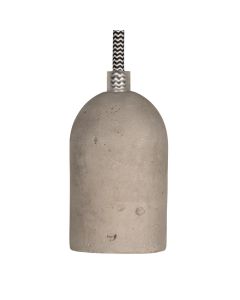 Bailey hanglamp beton E27 met 1,5 meter textielsnoer (139711)