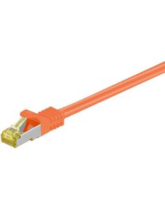 Danicom CAT 7 S/FTP netwerkkabel 0,25 meter oranje