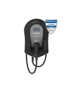 Zappi Myenergi / Zappi V2.1 / tot 22 kW / 6,5 meter laadkabel Type 2 / Zwart